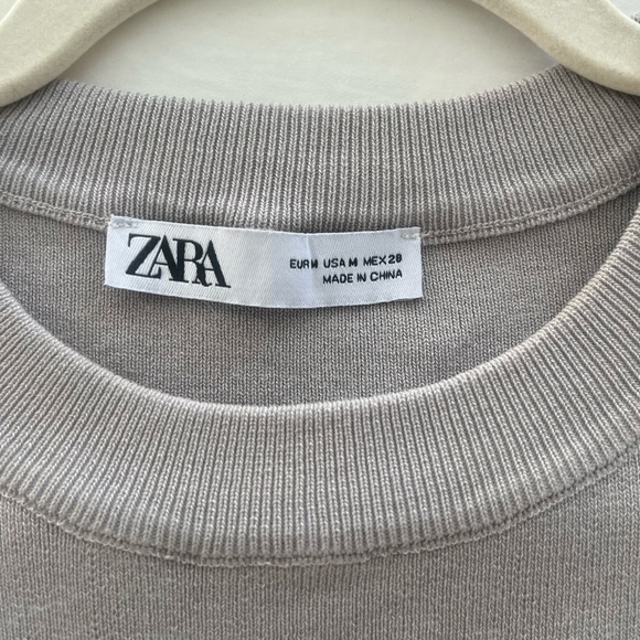 Gray Zara Knit Dress in Medium - Picture 2 of 2